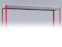 Rivetier uprights extended to 10` high (per bay)