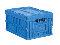 22 litre fold flat polypropylene box + lid 22 litre fold flat polypropylene box + lid