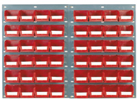 Louvred panel kit 48x TC2 red bins Louvred panel kit 48x TC2 red bins