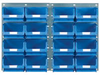 Louvred panel kit 16x TC4 blue bins