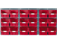 Louvred panel kit 18x TC5 red bins Louvred panel kit 18x TC5 red bins