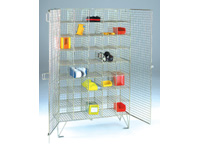 Wire mesh multi 20 compartment locker, 305mm D Wire mesh multi 20 compartment locker, 305mm D