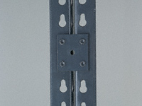 Rivetier shelving upright tie plate