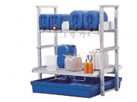 Small Item / Container Gridded Stackable Rack