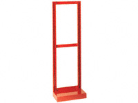 Single sided empty tilt box storage rack