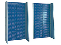Single-sided extension louvred panel