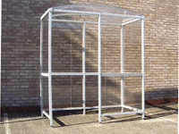 Clear dome Smoking Shelter, maximum 3 person cap Clear dome Smoking Shelter, maximum 3 person cap