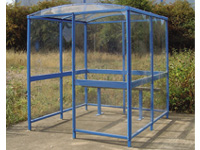 Clear dome Smoking Shelter, maximum 6 person cap