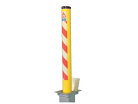 Retractapost bollard HD galvanised/coated 830mm