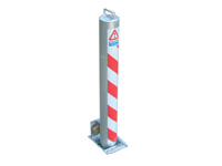 Retractapost Bollard, galvanised
