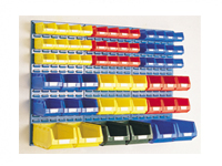 Louvre panels and bins, kit D