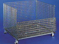 Heavy duty mesh collapsible cage pallet 1000mm D Heavy duty mesh collapsible cage pallet 1000mm D