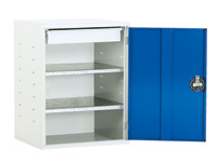 Wall mounted tool cabinet with 2 shelves Wall mounted tool cabinet with 2 shelves