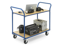 Faircart trolley with 2 shelves 850x500