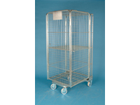 4-sided nestable roll container 1690mm high