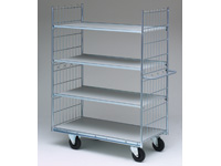 300kg capacity 4-shelf trolley 1690x1190x650 300kg capacity 4-shelf trolley 1690x1190x650