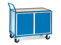 Workshop trolley 250kg with 2 cupboards