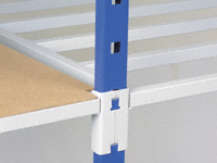 Hardboard shelf cover for 1250x800 tubular shelves