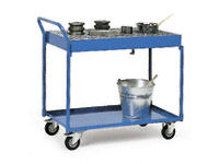 Steel Workshop Cart 1000x600mm LxW lattice grille Steel Workshop Cart 1000x600mm LxW lattice grille