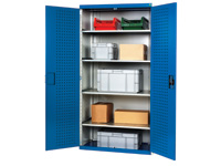 H/D secure workshop cupboard with 4 shelves H/D secure workshop cupboard with 4 shelves