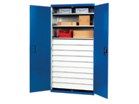 H/D secure workshop cupboard with drawers H/D secure workshop cupboard with drawers