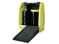 4 drum capacity storage unit c/w spill pallet 4 drum capacity storage unit c/w spill pallet