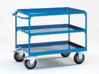 Steel workshop cart 850x500, 3 trays Steel workshop cart 850x500, 3 trays