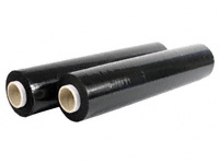 Black stretchwrap film 500mm x 250m 25micron