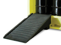 Optional load ramp for drum storage unit Optional load ramp for drum storage unit