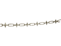 6mm Spiked Metal Chain, 10m hank 6mm Spiked Metal Chain, 10m hank