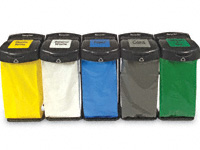 5 Recycler Stands & 5x100 bags - specify colour 5 Recycler Stands & 5x100 bags - specify colour