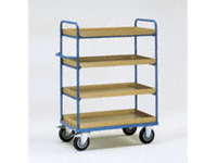 4-shelf H/D Tray Trolley 1200x800x1500 LxWxH 4-shelf H/D Tray Trolley 1200x800x1500 LxWxH