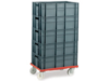 Euro Container Dolly c/w 7 containers