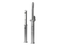 Telescopic parking post, light duty