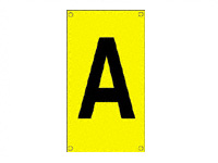 Flat aisle marker sign 660x343 inc 1 large digit