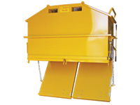 Tidy secure steel skip bin 1.5m3, 350kg capacity