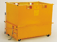 Heavy duty Handy skip bin, capacity 1.0m3