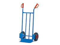 Steel Sack Truck, pneumatic tyres, 250kg cap. Steel Sack Truck, pneumatic tyres, 250kg cap.