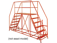 Double ended Access Platform 8 tread inc platform
