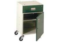 Mobile single Drawer and Cupboard Storage unit
