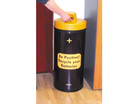 Battery Recycling Bin - Be Positive! Battery Recycling Bin - Be Positive!
