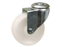 White nylon castor 100dia, swivel