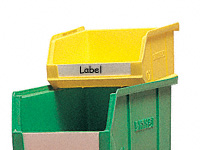 Extra card labels for size 1 CP plastic container