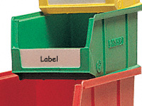 Extra labels for size 2 and 6 CP plastic container