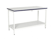 H/D bench 1500x750 750h with bottom shelf