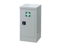 Steel First Aid Cupboard with single door, 900H