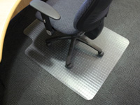 Chair mat with lip 1200x1500