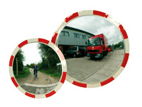 Traffic convex mirror, 600mm dia