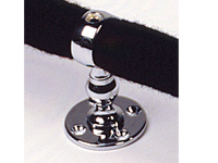 Wall ring for rope barriers