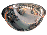 Quarter hemisphere mirror 450x400